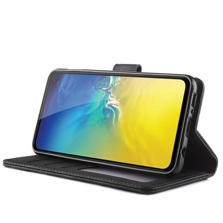For Galaxy S10e Diaobaolee Pure Fresh Texture Horizontal Flip Leather Case, with Holder & Card Slot & Wallet & Photo Frame