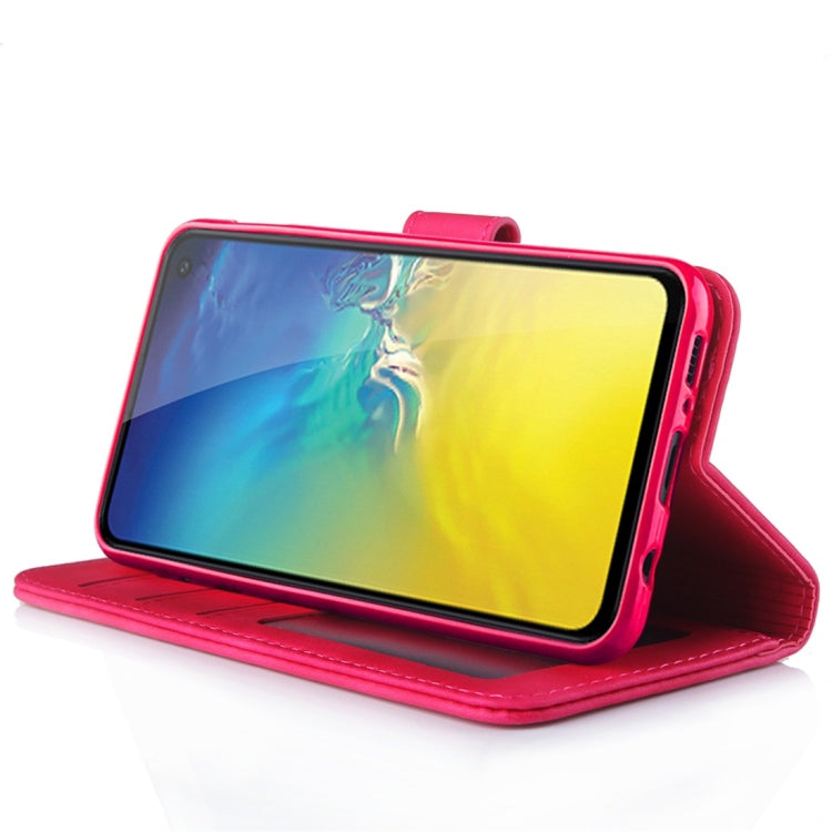 For Galaxy S10e Diaobaolee Pure Fresh Texture Horizontal Flip Leather Case, with Holder & Card Slot & Wallet & Photo Frame