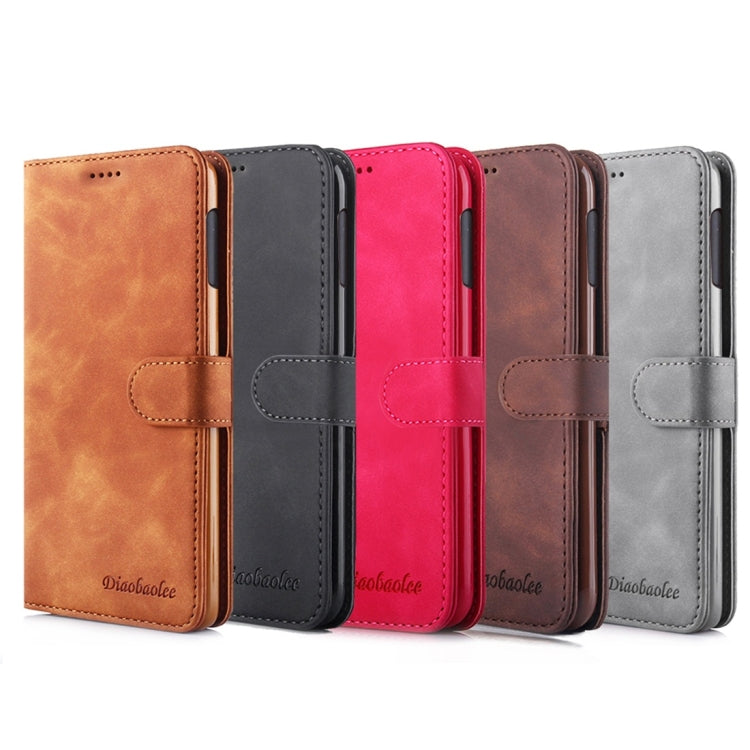 For Galaxy S10e Diaobaolee Pure Fresh Texture Horizontal Flip Leather Case, with Holder & Card Slot & Wallet & Photo Frame