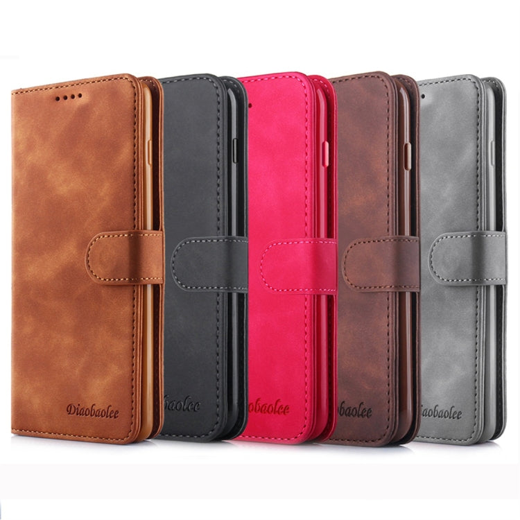 For Galaxy S10+ Diaobaolee Pure Fresh Texture Horizontal Flip Leather Case, with Holder & Card Slot & Wallet & Photo Frame