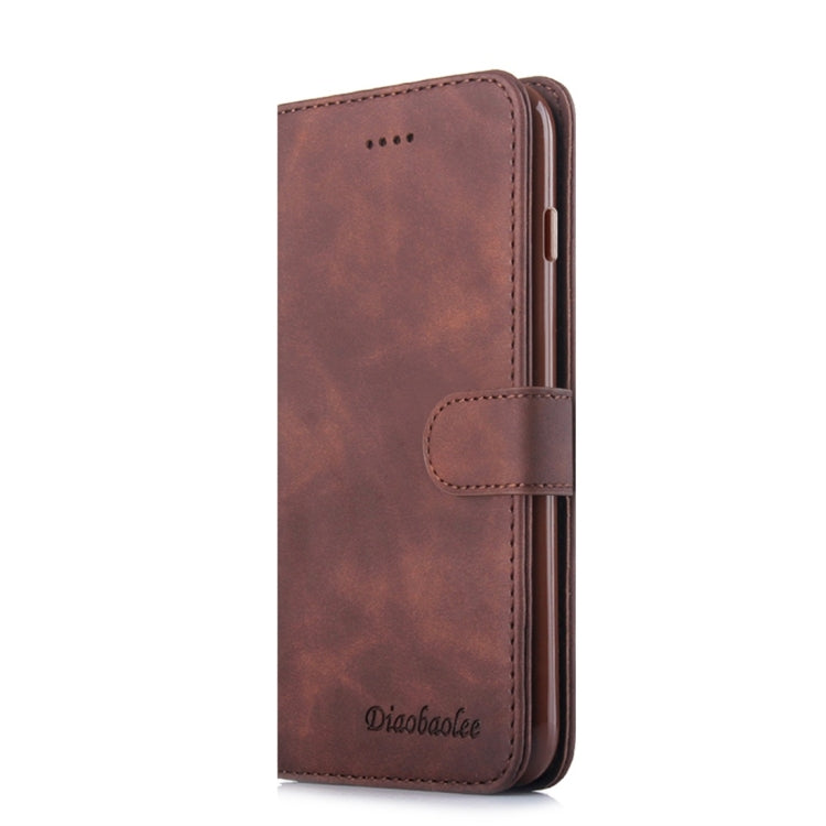 For Galaxy S10+ Diaobaolee Pure Fresh Texture Horizontal Flip Leather Case, with Holder & Card Slot & Wallet & Photo Frame