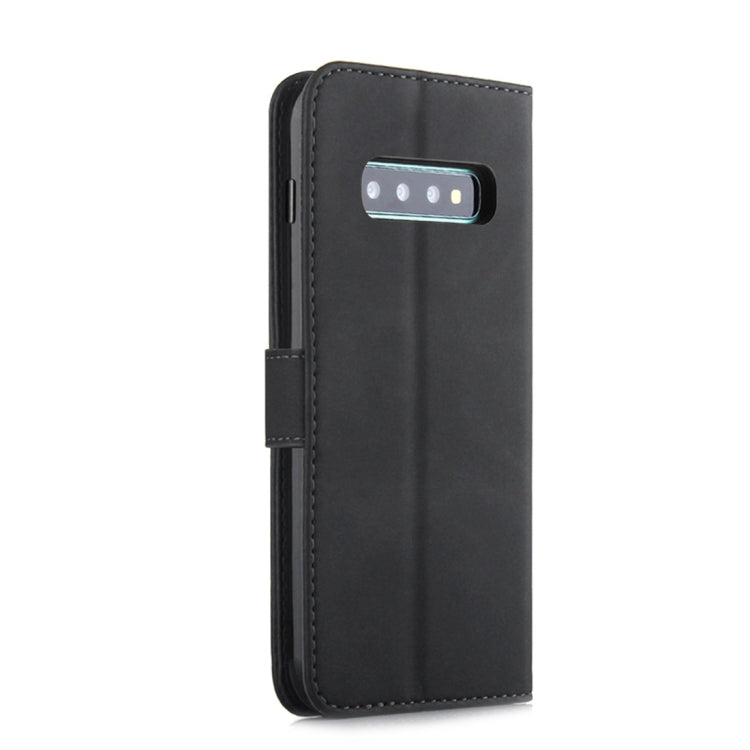 For Galaxy S10+ Diaobaolee Pure Fresh Texture Horizontal Flip Leather Case, with Holder & Card Slot & Wallet & Photo Frame
