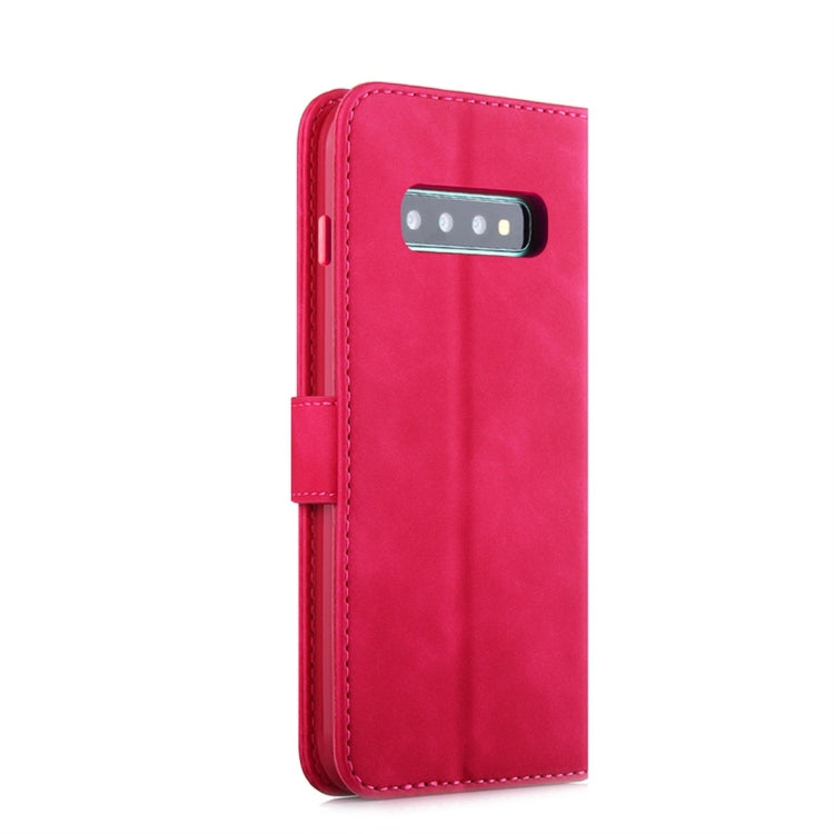 For Galaxy S10+ Diaobaolee Pure Fresh Texture Horizontal Flip Leather Case, with Holder & Card Slot & Wallet & Photo Frame