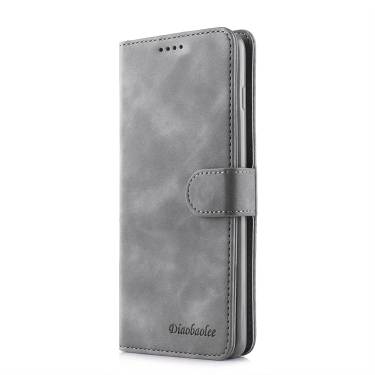 For Galaxy S10+ Diaobaolee Pure Fresh Texture Horizontal Flip Leather Case, with Holder & Card Slot & Wallet & Photo Frame