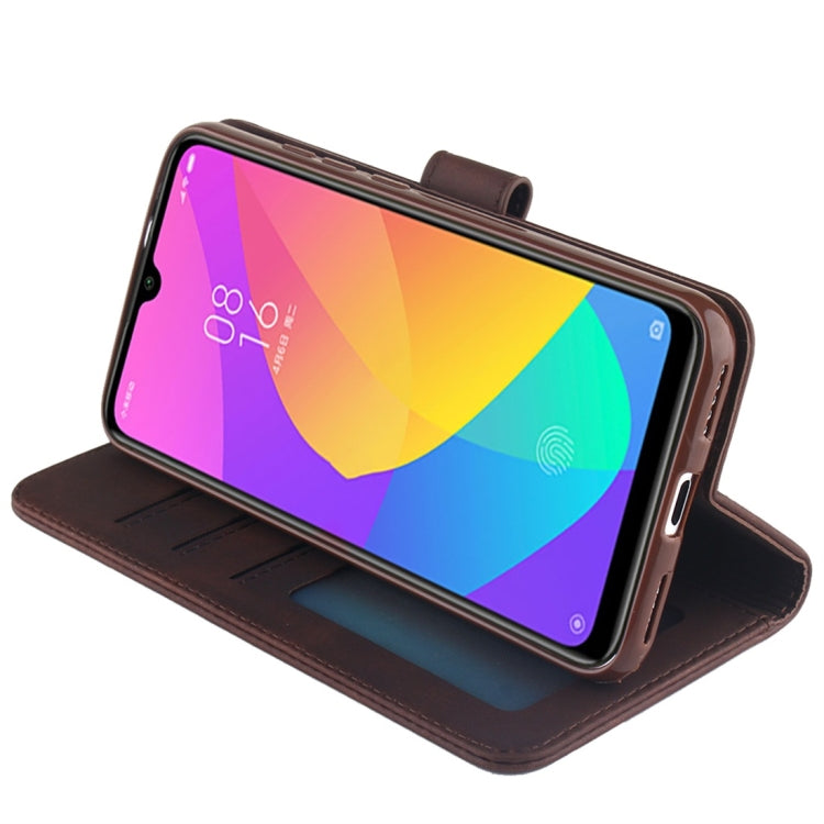 For Xiaomi Mi CC9e Diaobaolee Pure Fresh Texture Horizontal Flip Leather Case, with Holder & Card Slot & Wallet & Photo Frame
