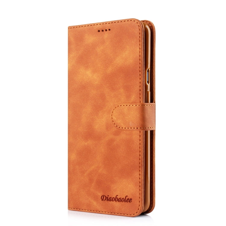 For OnePlus 7 / 7 Pro Diaobaolee Pure Fresh Texture Horizontal Flip Leather Case, with Holder & Card Slot & Wallet & Photo Frame