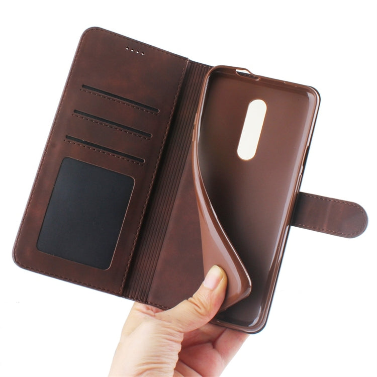 For OnePlus 7 / 7 Pro Diaobaolee Pure Fresh Texture Horizontal Flip Leather Case, with Holder & Card Slot & Wallet & Photo Frame