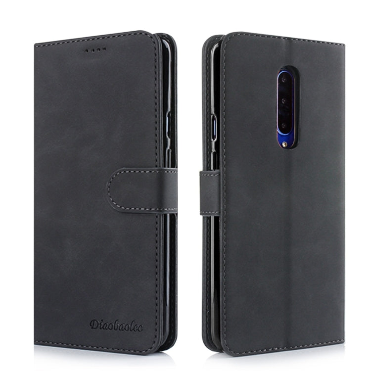 For OnePlus 7 / 7 Pro Diaobaolee Pure Fresh Texture Horizontal Flip Leather Case, with Holder & Card Slot & Wallet & Photo Frame