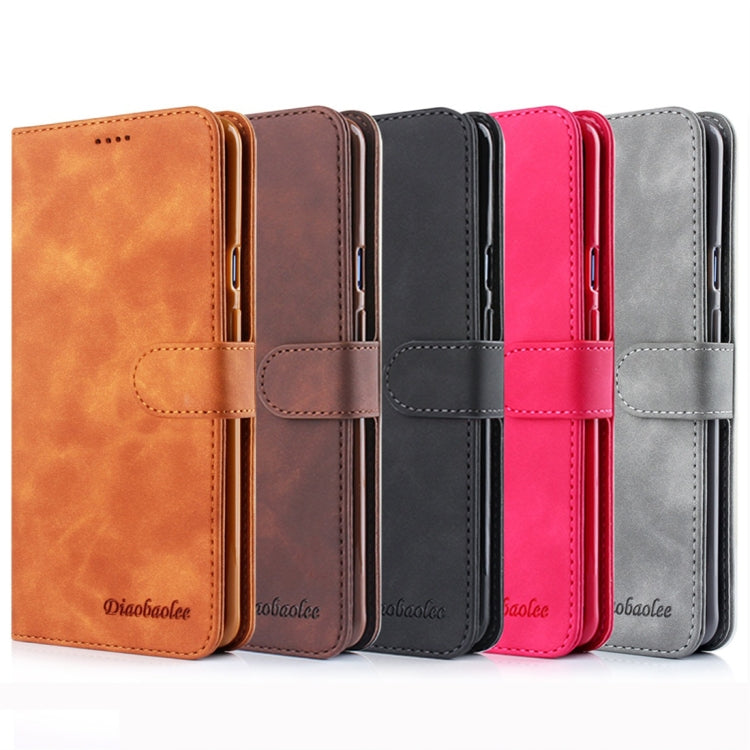 For OnePlus 7 / 7 Pro Diaobaolee Pure Fresh Texture Horizontal Flip Leather Case, with Holder & Card Slot & Wallet & Photo Frame