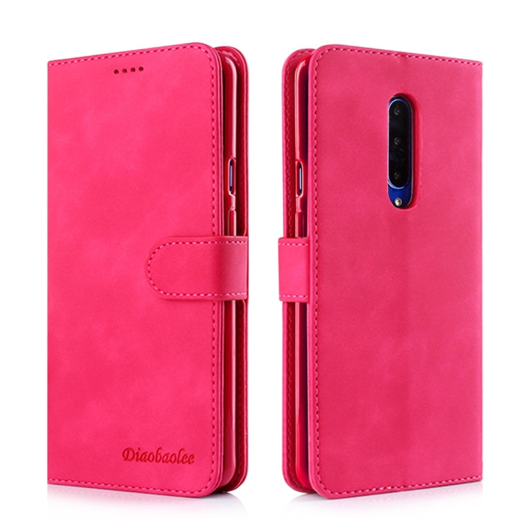 For OnePlus 7 / 7 Pro Diaobaolee Pure Fresh Texture Horizontal Flip Leather Case, with Holder & Card Slot & Wallet & Photo Frame