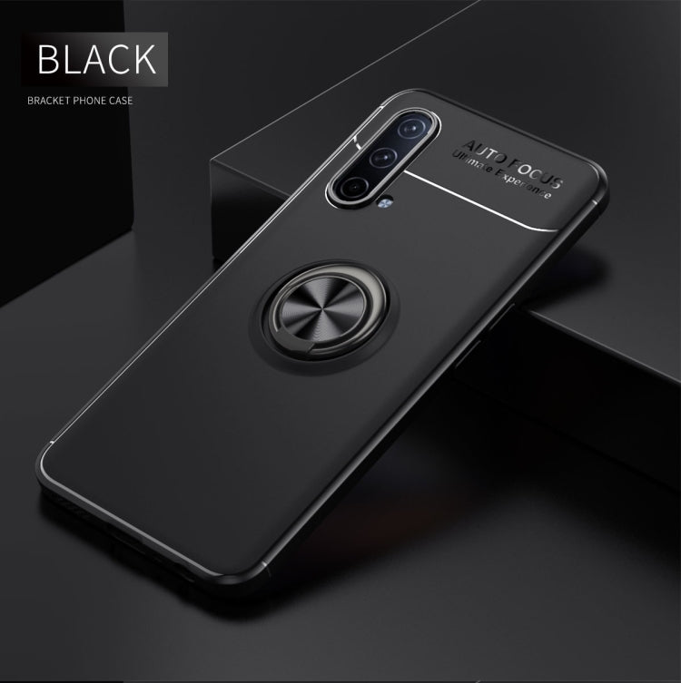 For OnePlus Nord CE 5G Metal Ring Holder 360 Degree Rotating TPU Case