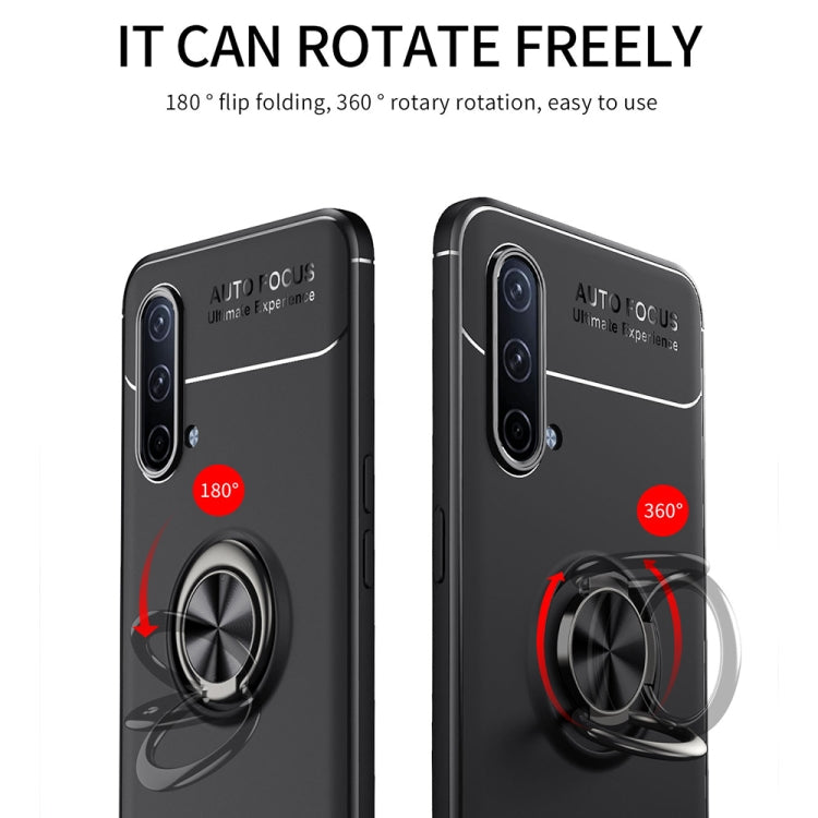 For OnePlus Nord CE 5G Metal Ring Holder 360 Degree Rotating TPU Case
