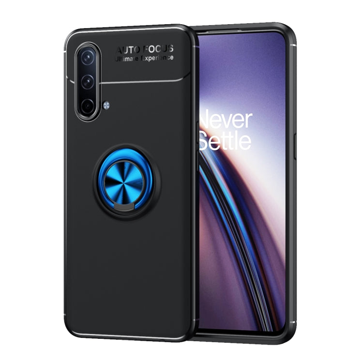 For OnePlus Nord CE 5G Metal Ring Holder 360 Degree Rotating TPU Case
