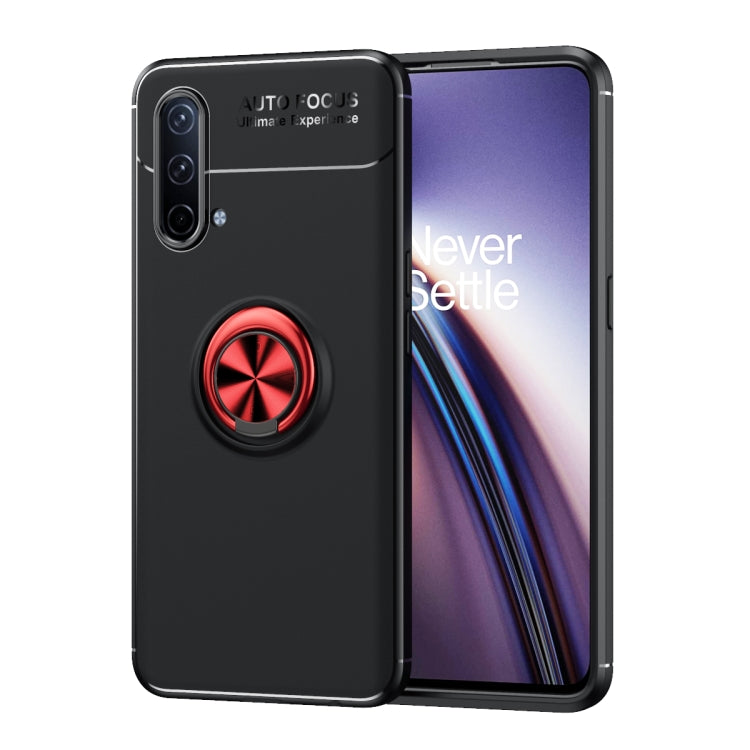 For OnePlus Nord CE 5G Metal Ring Holder 360 Degree Rotating TPU Case