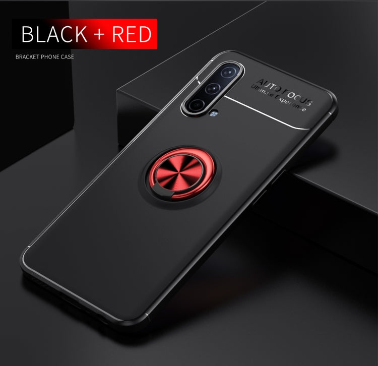 For OnePlus Nord CE 5G Metal Ring Holder 360 Degree Rotating TPU Case
