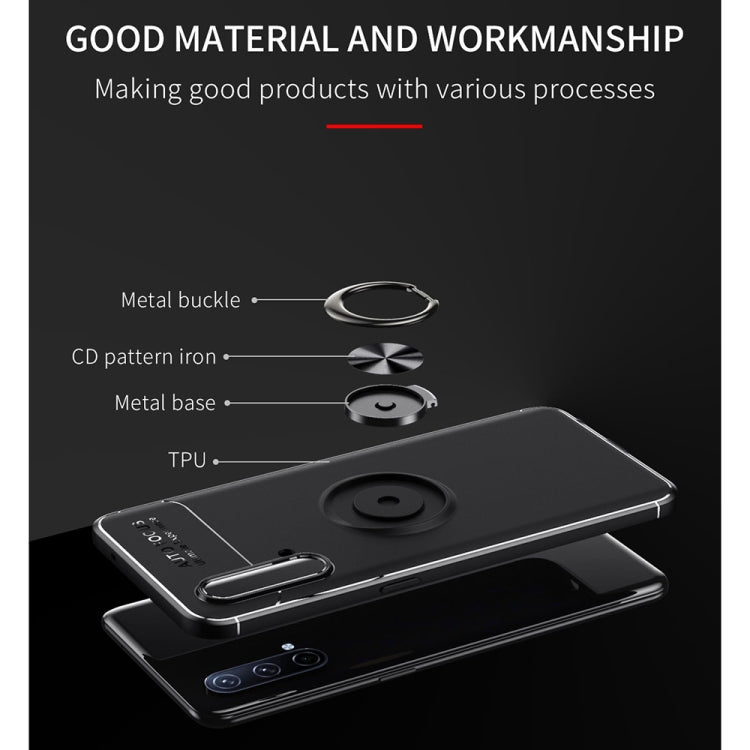 For OnePlus Nord CE 5G Metal Ring Holder 360 Degree Rotating TPU Case