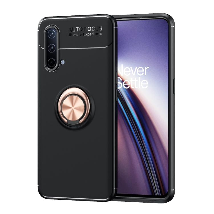 For OnePlus Nord CE 5G Metal Ring Holder 360 Degree Rotating TPU Case