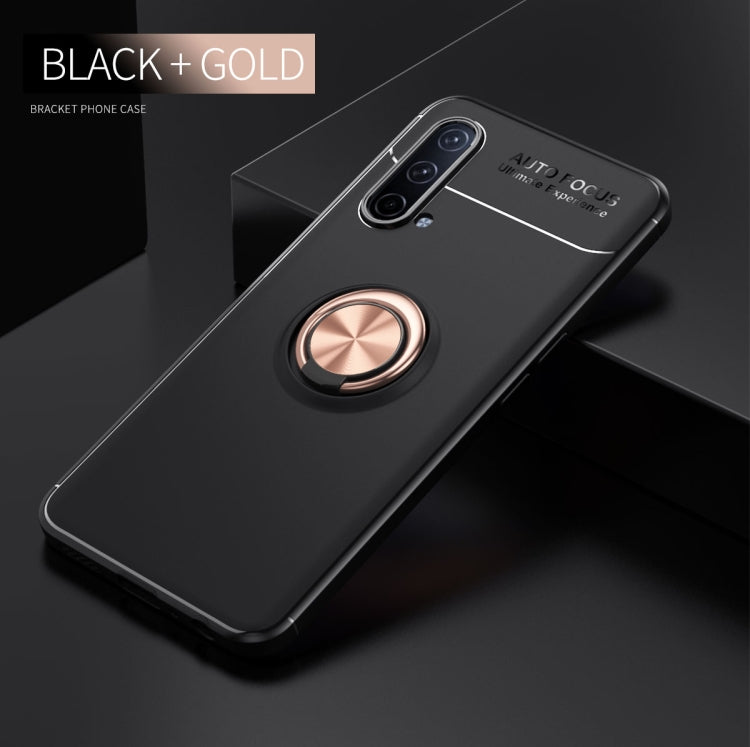 For OnePlus Nord CE 5G Metal Ring Holder 360 Degree Rotating TPU Case