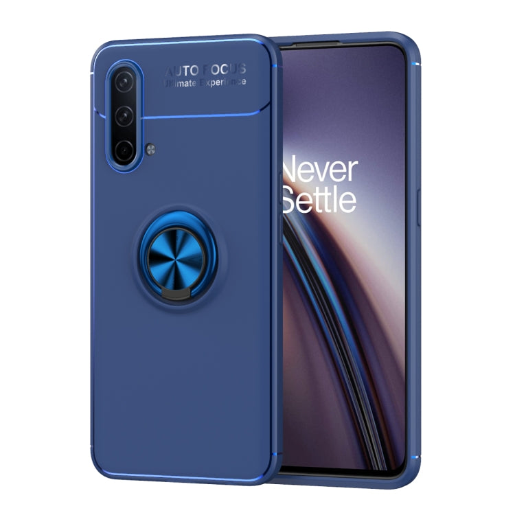 For OnePlus Nord CE 5G Metal Ring Holder 360 Degree Rotating TPU Case
