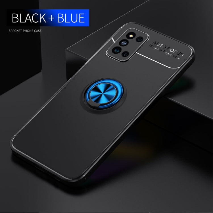 For Samsung Galaxy F52 5G Metal Ring Holder 360 Degree Rotating TPU Case