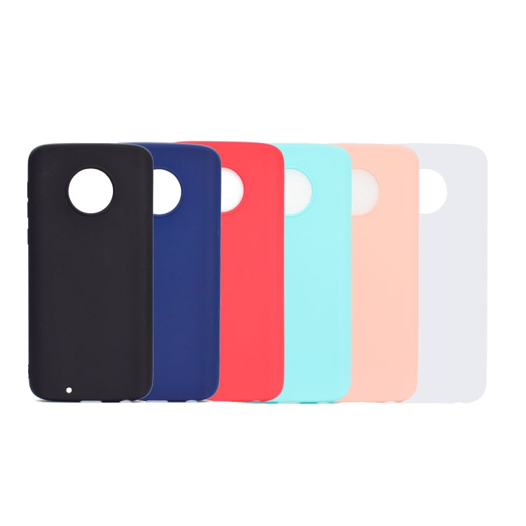 For Motorola Moto G6 Plus Candy Color TPU Case