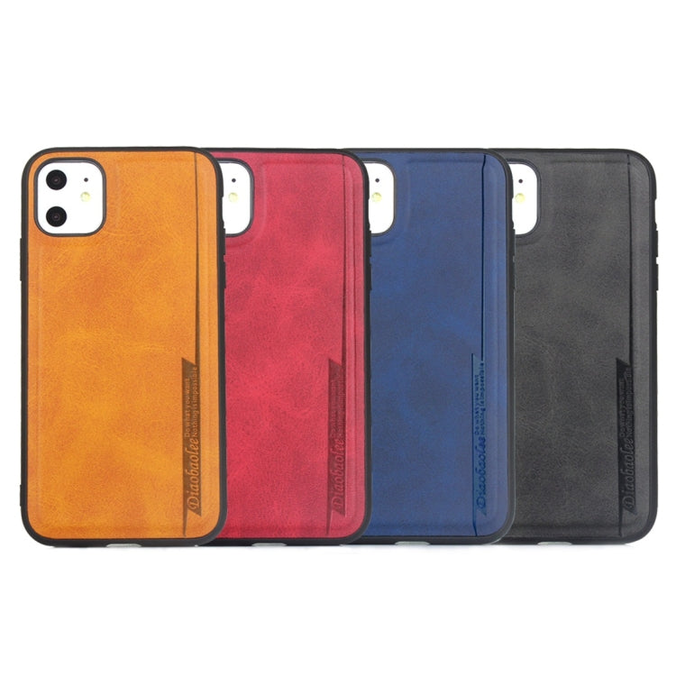For iPhone 11 Diaobaolee Shockproof PU + TPU Protective Case