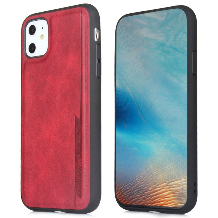 For iPhone 11 Diaobaolee Shockproof PU + TPU Protective Case