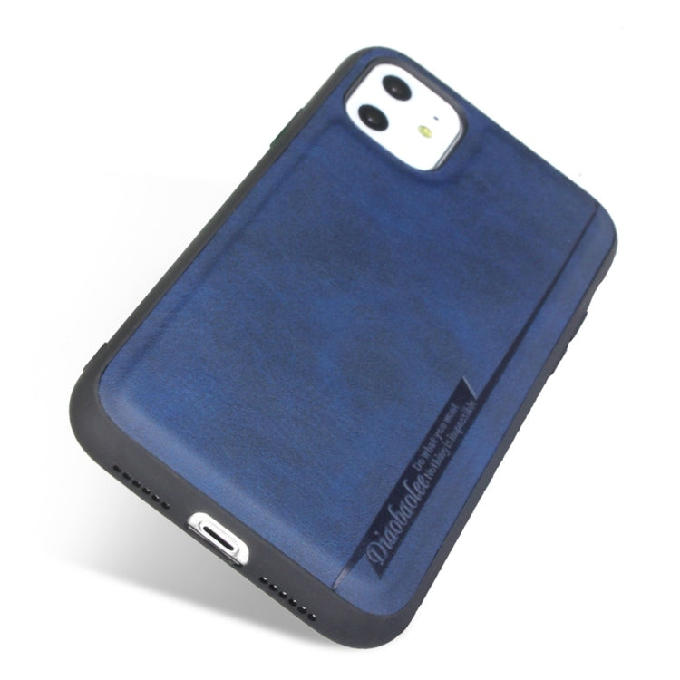 For iPhone 11 Diaobaolee Shockproof PU + TPU Protective Case