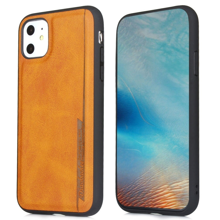 For iPhone 11 Diaobaolee Shockproof PU + TPU Protective Case