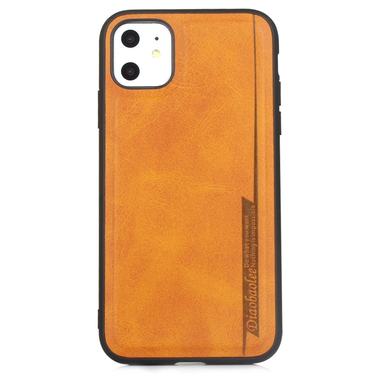 For iPhone 11 Diaobaolee Shockproof PU + TPU Protective Case