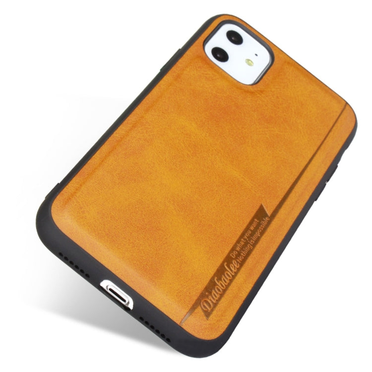 For iPhone 11 Diaobaolee Shockproof PU + TPU Protective Case