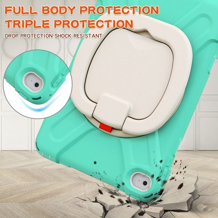 Pure Color Silicone + PC Protective Case with Holder & Shoulder Strap For iPad mini 5 / 4