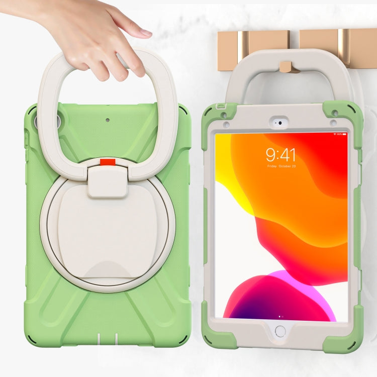 Pure Color Silicone + PC Protective Case with Holder & Shoulder Strap For iPad mini 5 / 4