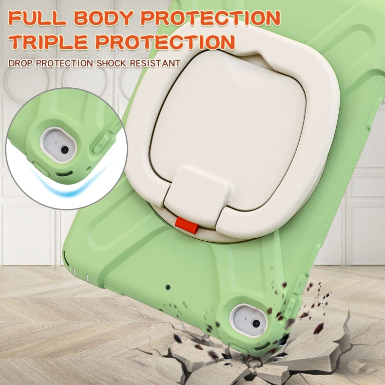 Pure Color Silicone + PC Protective Case with Holder & Shoulder Strap For iPad mini 5 / 4