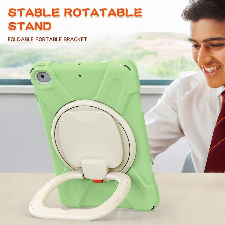 Pure Color Silicone + PC Protective Case with Holder & Shoulder Strap For iPad mini 5 / 4