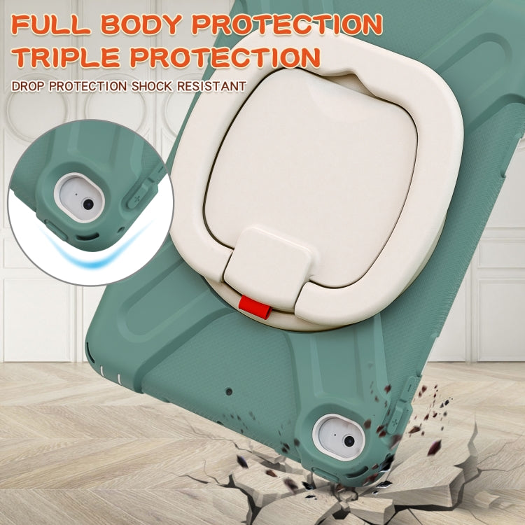Pure Color Silicone + PC Protective Case with Holder & Shoulder Strap For iPad mini 5 / 4