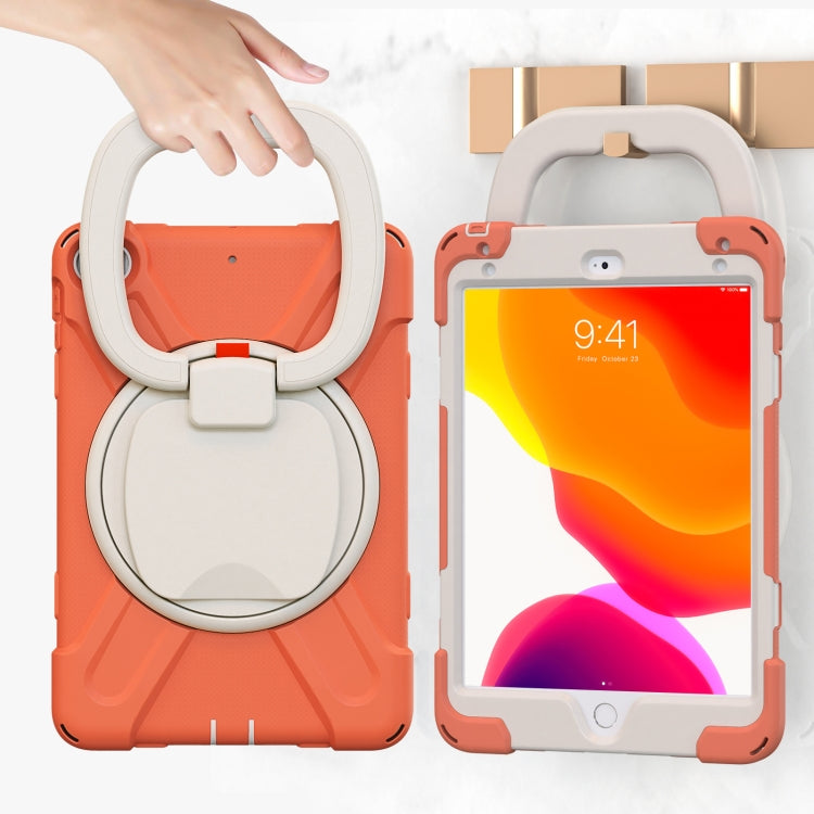Pure Color Silicone + PC Protective Case with Holder & Shoulder Strap For iPad mini 5 / 4