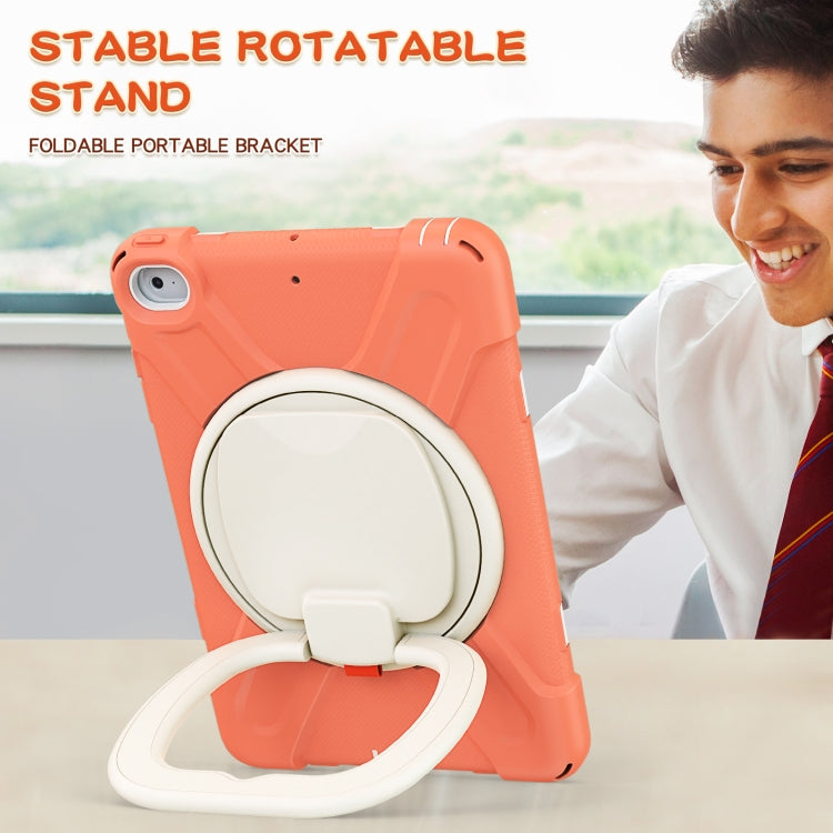 Pure Color Silicone + PC Protective Case with Holder & Shoulder Strap For iPad mini 5 / 4
