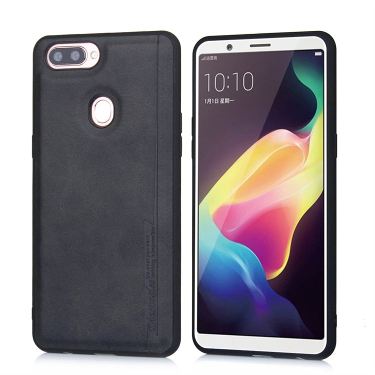 For OPPO R11s Diaobaolee Shockproof PU + TPU Protective Case