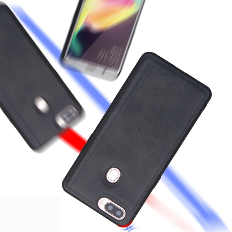 For OPPO R11s Diaobaolee Shockproof PU + TPU Protective Case