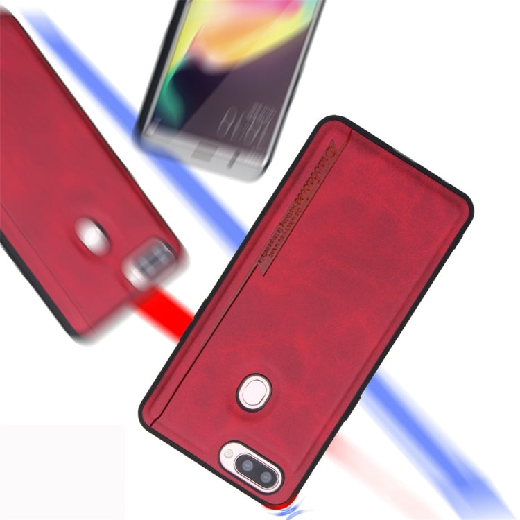 For OPPO R11s Diaobaolee Shockproof PU + TPU Protective Case