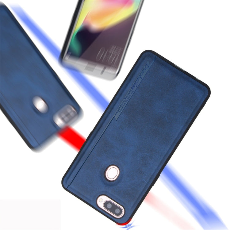 For OPPO R11s Diaobaolee Shockproof PU + TPU Protective Case