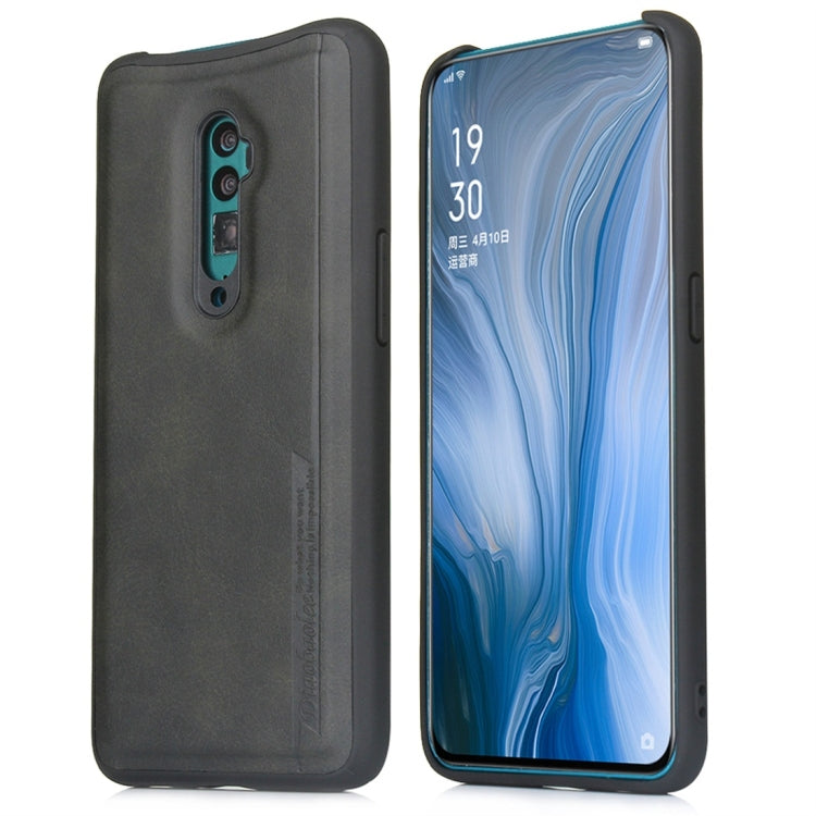 For OPPO Reno 10x zoom Diaobaolee Shockproof PU + TPU Protective Case