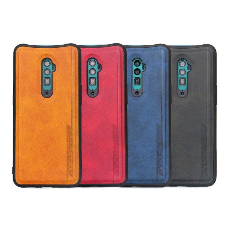 For OPPO Reno 10x zoom Diaobaolee Shockproof PU + TPU Protective Case