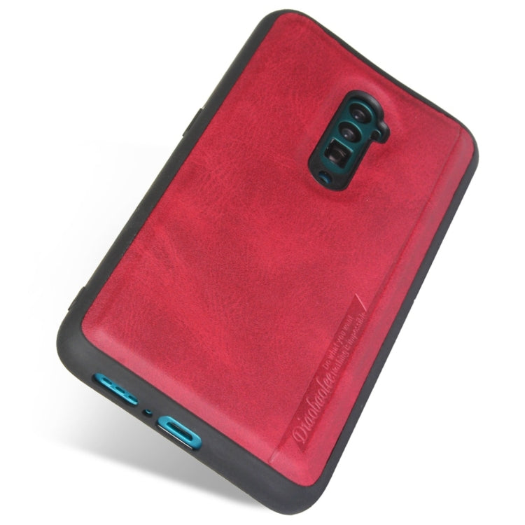 For OPPO Reno 10x zoom Diaobaolee Shockproof PU + TPU Protective Case