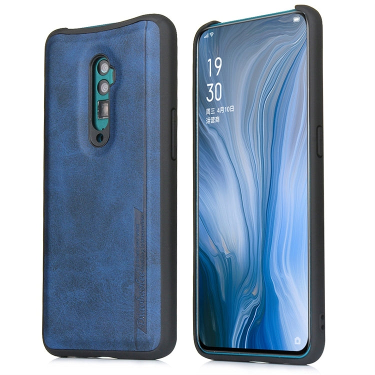 For OPPO Reno 10x zoom Diaobaolee Shockproof PU + TPU Protective Case