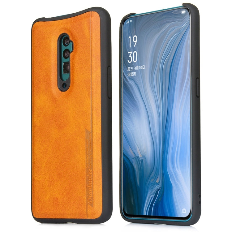 For OPPO Reno 10x zoom Diaobaolee Shockproof PU + TPU Protective Case