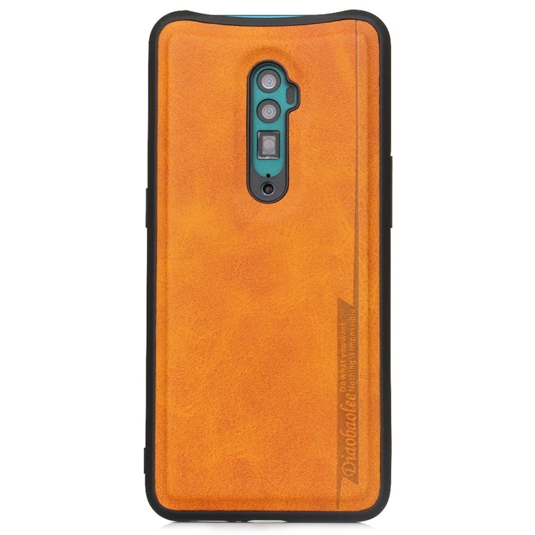 For OPPO Reno 10x zoom Diaobaolee Shockproof PU + TPU Protective Case