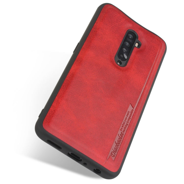 For OPPO Reno2 Diaobaolee Shockproof PU + TPU Protective Case