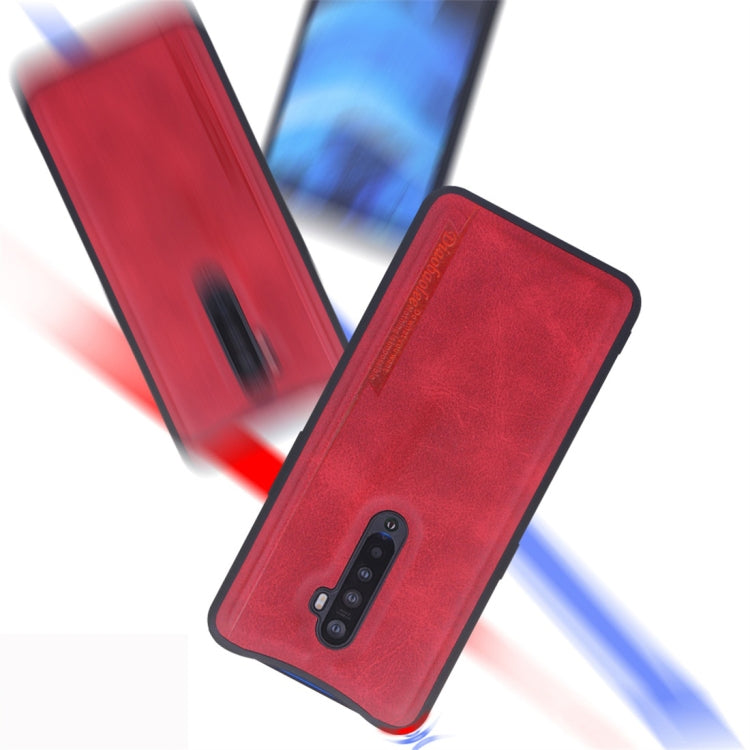 For OPPO Reno2 Diaobaolee Shockproof PU + TPU Protective Case